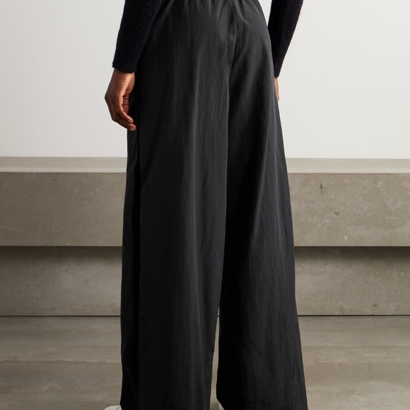 Adidas Y-3 Pleated Nylon Wide-Leg Pants - Picture 3 of 6